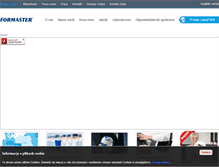 Tablet Screenshot of formaster.com
